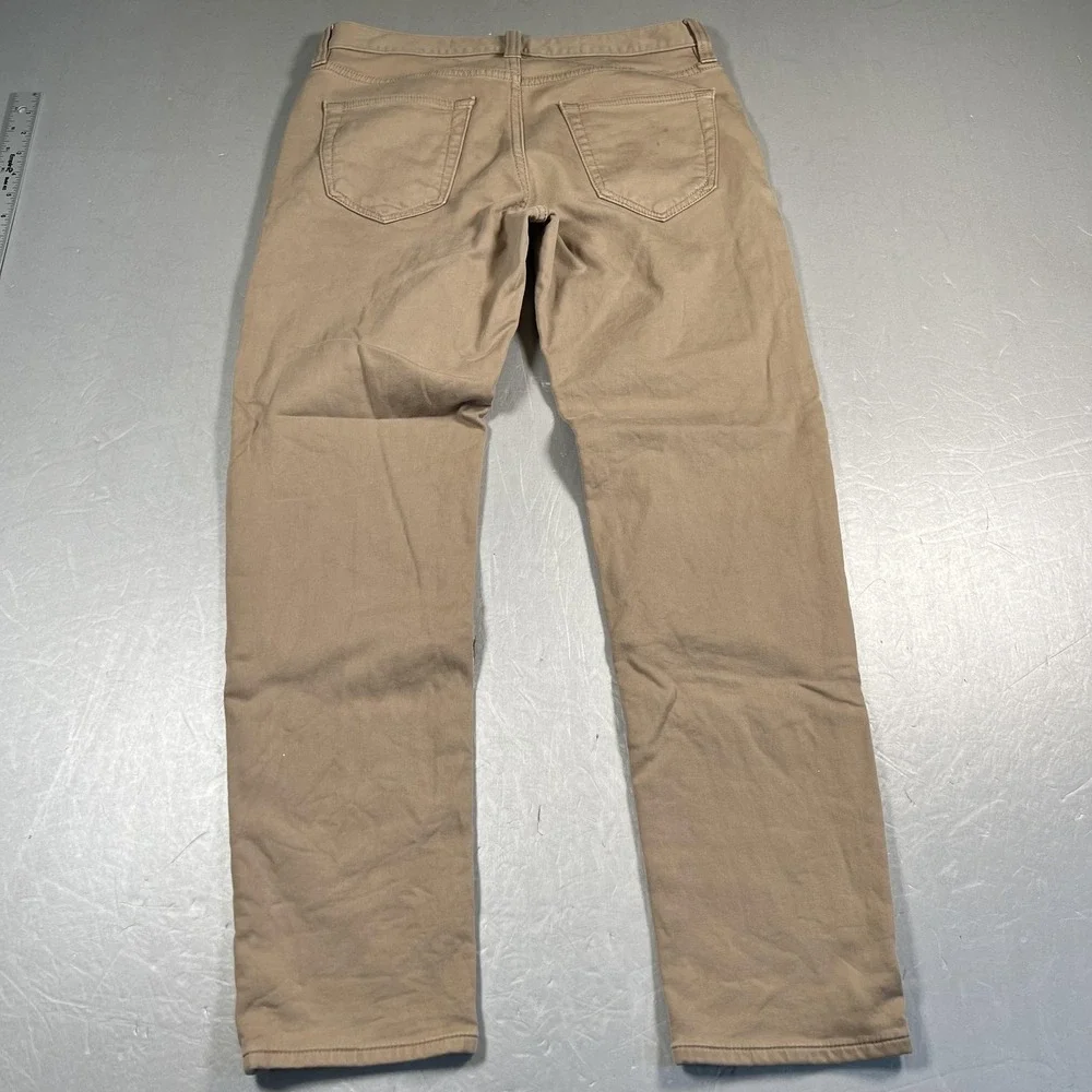 Banana Republic Jeans‎ Mens 29x30 Khaki Twill Traveler Athletic Tapered Stretch